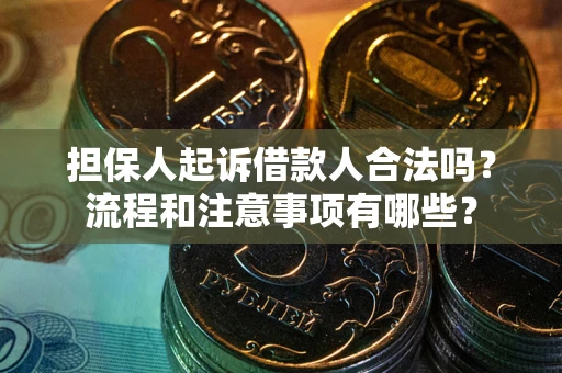 北京担保人起诉借款人合法吗？流程和注意事项有哪些？