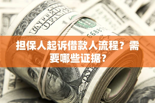 北京担保人起诉借款人流程?需要哪些证据? 北京担保人起诉借款人流程?需要哪些证据?