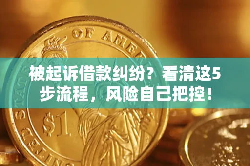 北京被起诉借款纠纷？看清这5步流程，风险自己把控！
