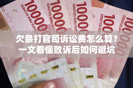 北京欠条打官司诉讼费怎么算？一文看懂败诉后如何避坑